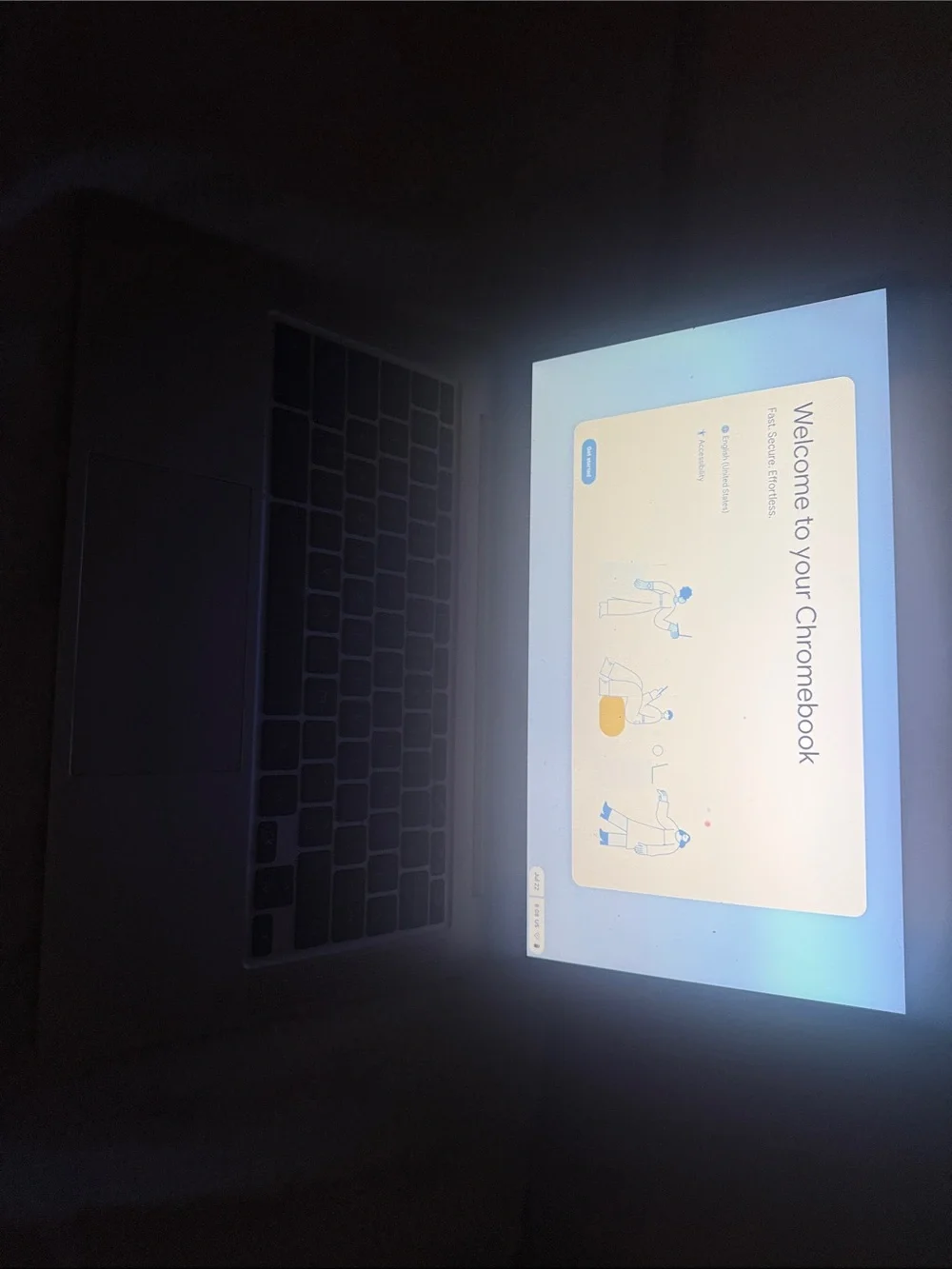 HP Chromebook Laptop - silver